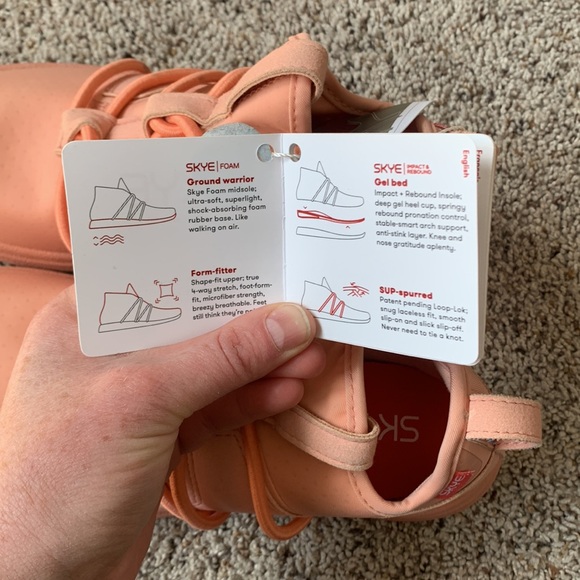 Skye The Rbutus Slide On Runner everyday athleisure shoe and elastic laces - Picture 8 of 10